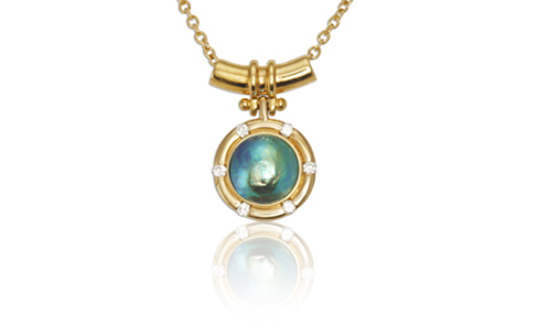 full image for Pacific blue pearl pendant 451130