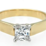 0.75ct solitaire engagement ring #814