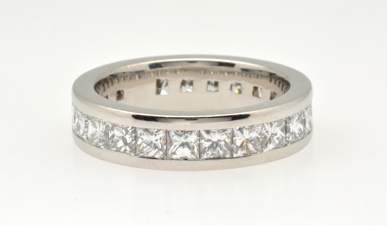 9ct, Princess Cut Diamond Eternity Ring Tdw=.26ct | Stewart Dawsons