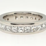 SOLD..3.29ct Platinum Eternity ring