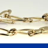 9ct Figaro style bracelet