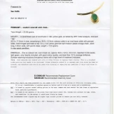 SOLD..Modern Emerald pendant