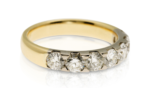 Channel Set Sapphire & Diamond Ring - Grieve Diamond Jeweller